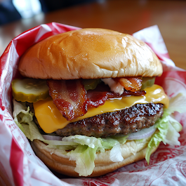 The Burger Monk (Flame Grilled)
